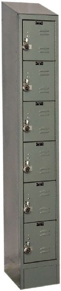 Hallowell - 6 Door, 6 Tier, Ready-Built Wardrobe & Box Lockers - Exact Tooling