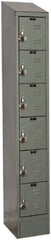 Hallowell - 6 Door, 6 Tier, Ready-Built Wardrobe & Box Lockers - Exact Tooling