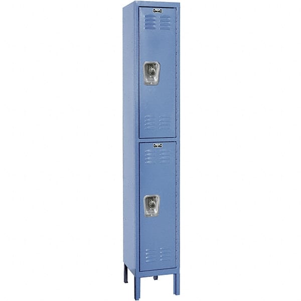 Hallowell - 2 Door, 2 Tier, Ready-Built Wardrobe & Box Lockers - Exact Tooling