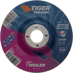 5X1/4 TIGER CERAMIC T27 GRIND WHL - Exact Tooling