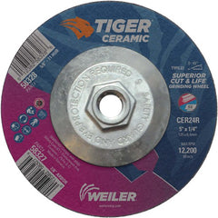 5X1/4 TIGER CERAMIC T27 GRIND WHL - Exact Tooling