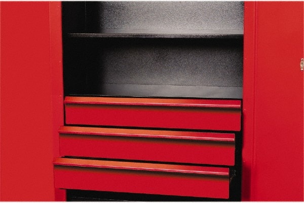 Hallowell - Steel Workbench & Workstation Drawer Kit - 24" Deep, 15" High, Use with Fort Knox & DuraTough All-Welded Cabinets, Fort Knox Modular Utility Storage & Workbench System - Exact Tooling