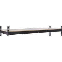 Hallowell - 48" Wide, 5/8 High, Open Shelving Accessory/Component - 18" Deep, Use with Black Rivetwell Double Rivet Boltless Shelving - Exact Tooling