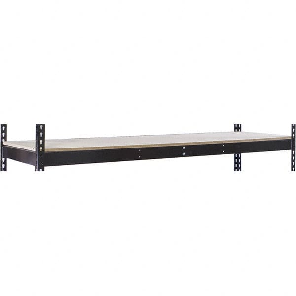 Hallowell - 96" Wide, 5/8 High, Open Shelving Accessory/Component - 30" Deep, Use with Black Rivetwell Double Rivet Boltless Shelving - Exact Tooling