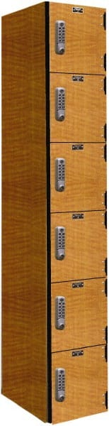 Hallowell - 6 Door, 6 Tier, Premium Box Lockers - Exact Tooling