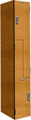 Hallowell - 2 Door, 2 Tier, Phenolic Z-Locker - Exact Tooling