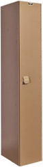 Hallowell - 1 Door, 1 Tier, Solid Plastic Locker - Exact Tooling