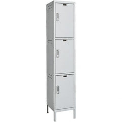 Hallowell - 3 Door, 3 Tier, Charging Station Locker - Exact Tooling
