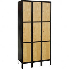 Hallowell - 9 Door, 3 Tier, Premium Wardrobe Lockers - Exact Tooling