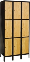 Hallowell - 9 Door, 3 Tier, Premium Wardrobe Lockers - Exact Tooling