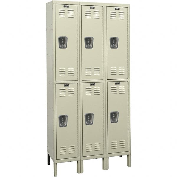 Hallowell - 6 Door, 2 Tier, Premium Wardrobe Lockers - Exact Tooling