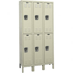 Hallowell - 6 Door, 2 Tier, Premium Wardrobe Lockers - Exact Tooling