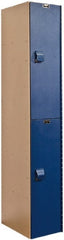 Hallowell - 2 Door, 2 Tier, Solid Plastic Locker - Exact Tooling