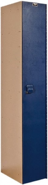 Hallowell - 1 Door, 1 Tier, Solid Plastic Locker - Exact Tooling