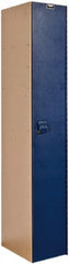 Hallowell - 1 Door, 1 Tier, Solid Plastic Locker - Exact Tooling