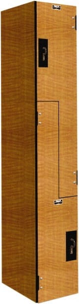 Hallowell - 2 Door, 2 Tier, Phenolic Z-Locker - Exact Tooling