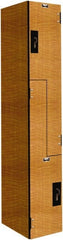 Hallowell - 2 Door, 2 Tier, Phenolic Z-Locker - Exact Tooling