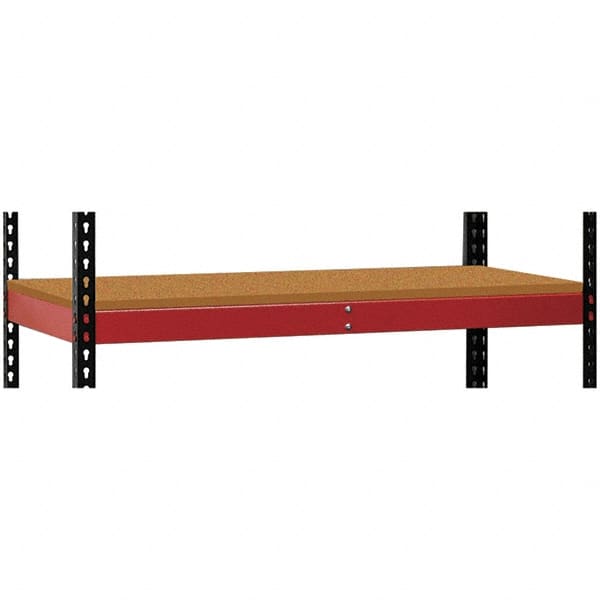 Hallowell - Workbench & Workstation Shelf - 24" Deep, 3-1/2" High, Use with Fort Knox Modular Utility Storage & Workbench System - Exact Tooling