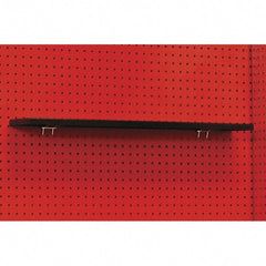 Hallowell - Steel Workbench & Workstation Shelf - 5" Deep, 1" High, Use with Fort Knox Modular Utility Storage & Workbench System - Exact Tooling