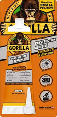 Gorilla Glue - White, Tube Silyl Terminated Polyether Construction Adhesive - -40 to 200°F Service Temperature, Indoor & Outdoor - Exact Tooling