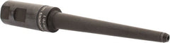 Made in USA - 1" Shank Diam Straight Shank with Weldon Flat 1/8" Hole End Mill Holder/Adapter - 5" Projection - Exact Tooling