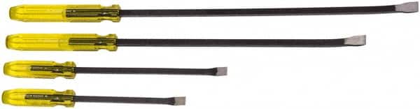 Proto - 4 Piece Pry Bar Set - Includes 14-1/2, 17-1/2, 28 & 31-7/8" Lengths - Exact Tooling