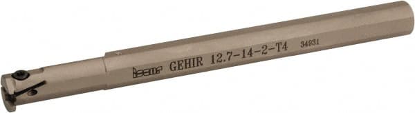 Iscar - GEHI, Right Hand, 0.075 to 0.095" Groove Width, Indexable Grooving Tool Holder - GEMI.., GEPI.. Insert Compatibility, 6" OAL, Through Coolant - Exact Tooling