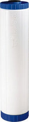 Value Collection - 4-1/2" OD, 10µ, Polypropylene Sediment, Carbon, Taste & Odor Cartridge Filter - 20" Long, Reduces Dirt, Rust, Tastes & Odors - Exact Tooling