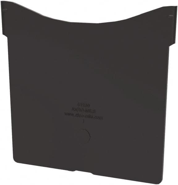 Akro-Mils - 4.7" Wide x 4.3" High, Black Bin Divider - Use with Akro-Mils - 30230 - Exact Tooling