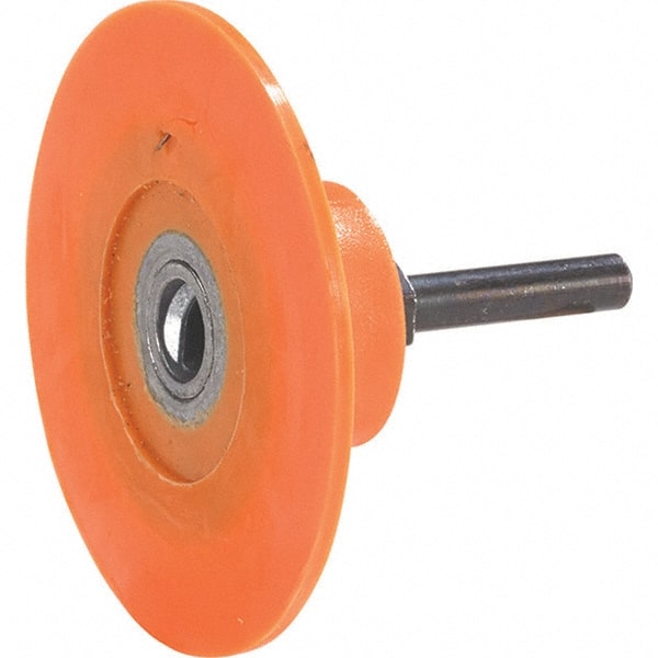 WALTER Surface Technologies - 3" Diam Disc Backing Pad - 1/4" Shank Diam, Medium Density, 28,000 RPM, Twist Compatible - Exact Tooling