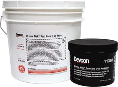 Devcon - 9 Lb Pail Two Part Epoxy - 15 min Working Time, 2,764 psi Shear Strength - Exact Tooling
