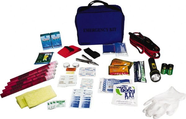 ORION Safety - 103 Piece, Emergency Roadside Safety Kit - Exact Tooling