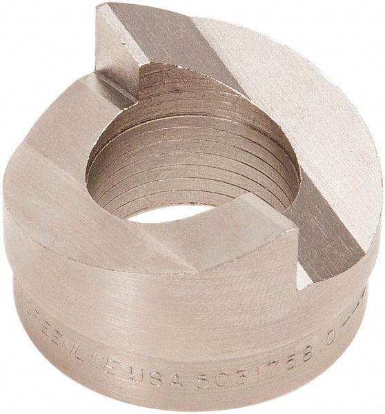 Greenlee - 1" Conduit Round Punch - 34.6mm Hole Diam - Exact Tooling