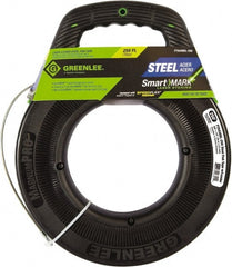 Greenlee - 250 Ft. Long x 1/8 Inch Wide, Steel Fish Tape - Includes Case - Exact Tooling