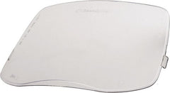 3M - 10.6 Inch Wide x 5.05 Inch High Window, Resin, Outside Protection Welding Plate - 1/8 Inch Thick Window, Clear, Front Mounted - Exact Tooling