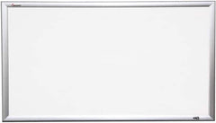 Ability One - 2" High x 40" Wide Porcelain on Steel Magnetic Marker Board - Porcelain, 64" Deep - Exact Tooling