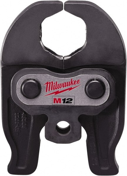 Milwaukee Tool - 1-1/4 Inch Jaw Range, Presser Replacement Jaw - For Use with M12 FORCE LOGIC Press Tool - Exact Tooling