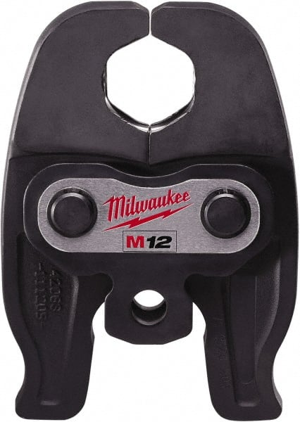 Milwaukee Tool - 1 to 1-1/4 Inch Jaw Range, Presser Replacement Jaw - For Use with M12 FORCE LOGIC Press Tool - Exact Tooling