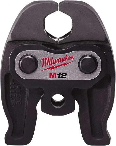 Milwaukee Tool - 3/4 to 1-1/4 Inch Jaw Range, Presser Replacement Jaw - For Use with M12 FORCE LOGIC Press Tool - Exact Tooling