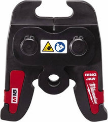 Milwaukee Tool - 2-1/2 to 4 Inch Jaw Range, Presser Replacement Jaw - For Use with M18 FORCE LOGIC Press Tool - Exact Tooling