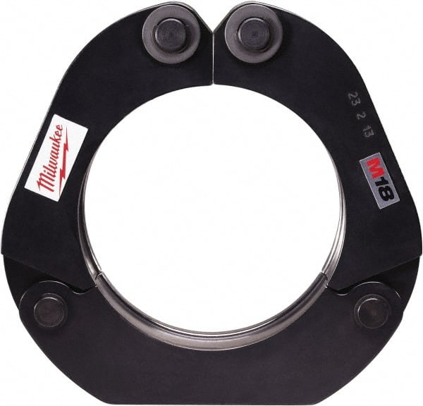 Milwaukee Tool - 4 Inch Pipe Capacity, 2-1/2 to 4 Inch Jaw Range, Presser Replacement Jaw - For Use with M18 FORCE LOGIC Press Tool - Exact Tooling