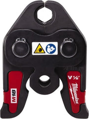 Milwaukee Tool - 1/2 to 2 Inch Jaw Range, Presser Replacement Jaw - For Use with M18 FORCE LOGIC Press Tool - Exact Tooling