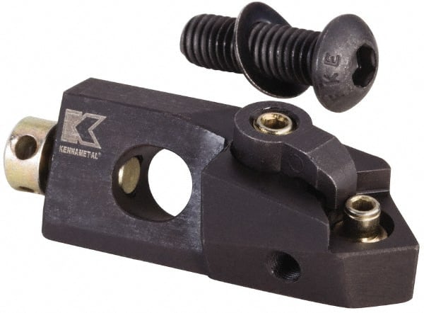 Kennametal - Series Kenloc, Left Hand, MSSN Toolholder Compatibility, SN.. Insert Compatibility, Indexable Turning Cartridge - Pin & Clamp Holding Method, 6.09mm Max Depth of Cut, 44mm OAL x 10mm OAW x 14.75mm OAH - Exact Tooling