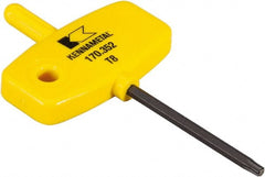 Kennametal - T8 Torx Drive, Driver for Indexable Modular Drills - KSEM Plus Series - Exact Tooling