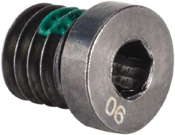 Kennametal - Coolant Lock Screw for Indexable End Mills - M4x0.7 Thread, For Use with Rotary Coolant Adapters - Exact Tooling