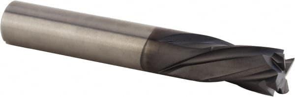 Kennametal - 10mm Cutting Diam x 18.01mm Length of Cut, 4 Flute, Compression Spiral Router Bit - Diamond Coated, Right Hand Cut, Solid Carbide, 83mm OAL x 10mm Shank Diam, Double Edge, 25° Helix Angle - Exact Tooling