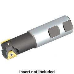 Kennametal - 42mm Cut Diam, 45mm Max Hole Depth, 32mm Shank Diam, Internal/External Indexable Thread Mill - Insert Style STN 27, 27mm Insert Size, 2 Inserts, Toolholder Style TMS, 120mm OAL - Exact Tooling