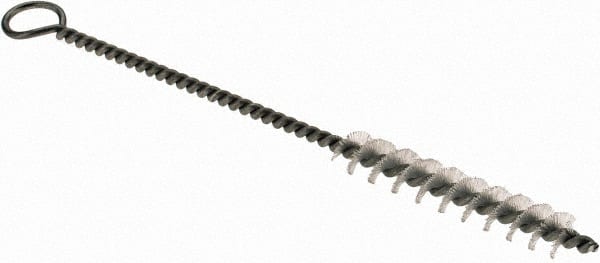 Kennametal - 5/16" Diam Nylon Spiral Brush - Single Spiral, 5/16" Filament Diam - Exact Tooling