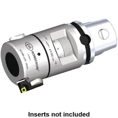Kennametal - Right Hand Cut, 97mm Min Bore Diam, Size KM50 Modular Boring Cutting Unit Head - 4.3307" Max Bore Depth, Through Coolant - Exact Tooling