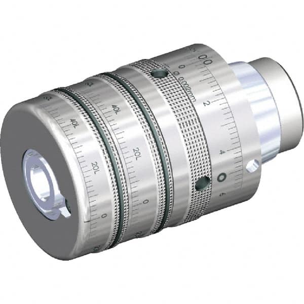 Kennametal - 46.5mm Body Diam, Manual Single Cutter Boring Head - 4mm to 16.5mm Bore Diam, 10mm Bar Hole Diam - Exact Tooling